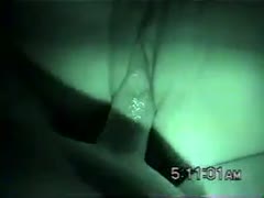 Banging my wife's tght wet crack in night vision camera video